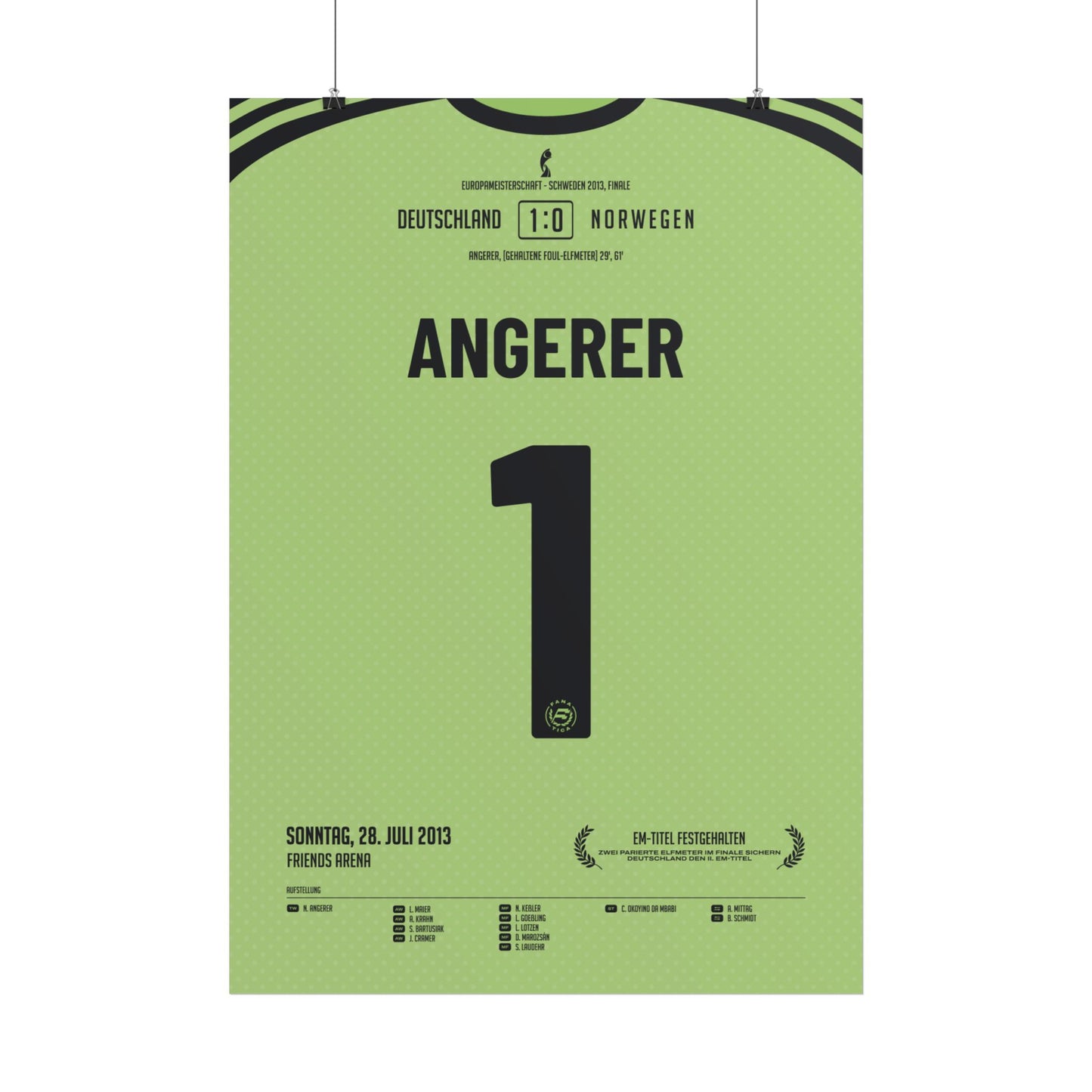 Nadine Angerer | 1 • "EM-Titel festgehalten" • 28.07.2013