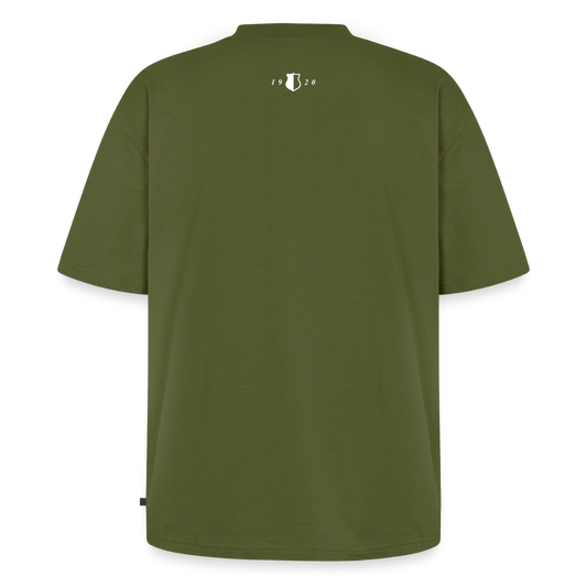 Unisex Premium Oversized Bio T-Shirt • "Dotsch" - Khaki