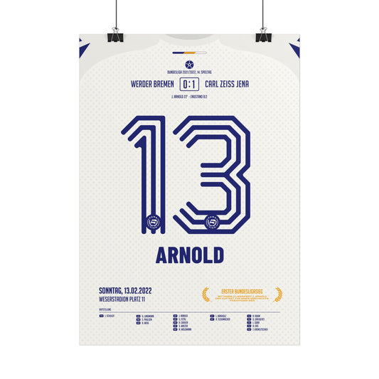 Julia Arnold  | 13 • "Erster Bundesligasieg" • 13.02.2022