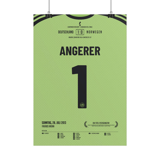 Nadine Angerer | 1 • "EM-Titel festgehalten" • 28.07.2013