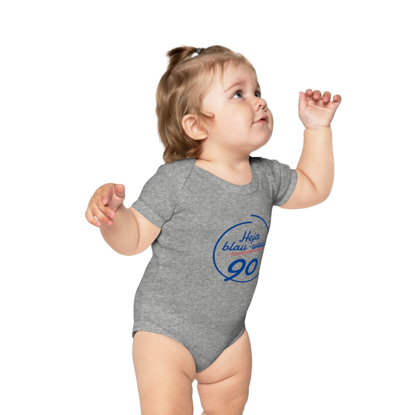 Baby Bodysuit • "Heja blau-weiss 90"
