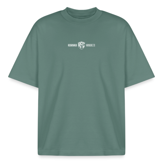 Boxy Shirt (Oversize) "RFC" - Grüner Bucht