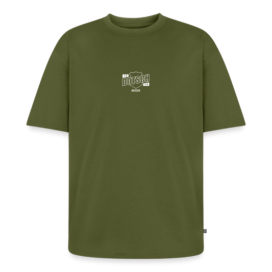 Unisex Premium Oversized Bio T-Shirt • "Dotsch" - Khaki