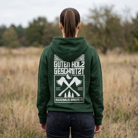 Hoodie "AUS GUTEM HOLZ GESCHNITZT"